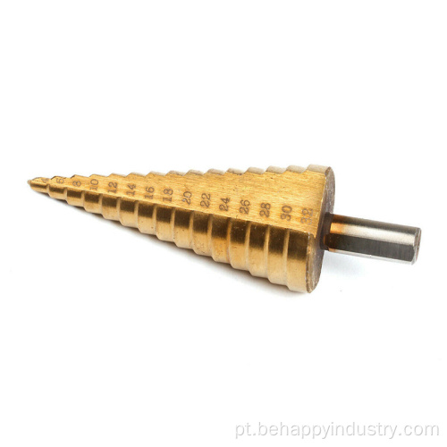 Etapa Cone Frill aço Metal Hole Cutter Bit